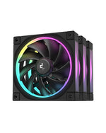 DeepCool FL12 RGB LED 120mm 3 Pack Fans Black