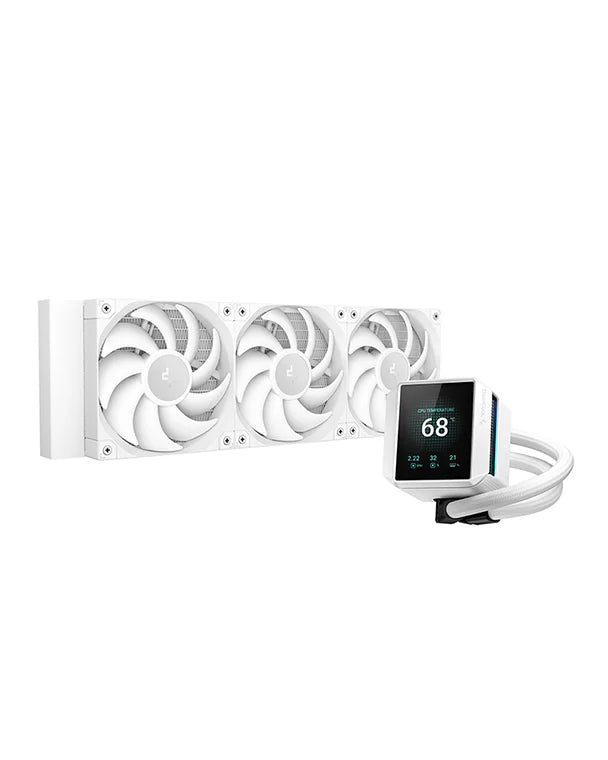 DeepCool Mystique 360 ARGB AIO CPU Liquid Cooler White