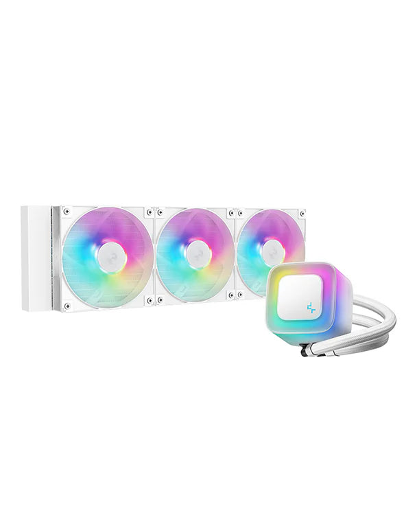 DeepCool LE360 V2 ARGB AIO CPU Liquid Cooler White