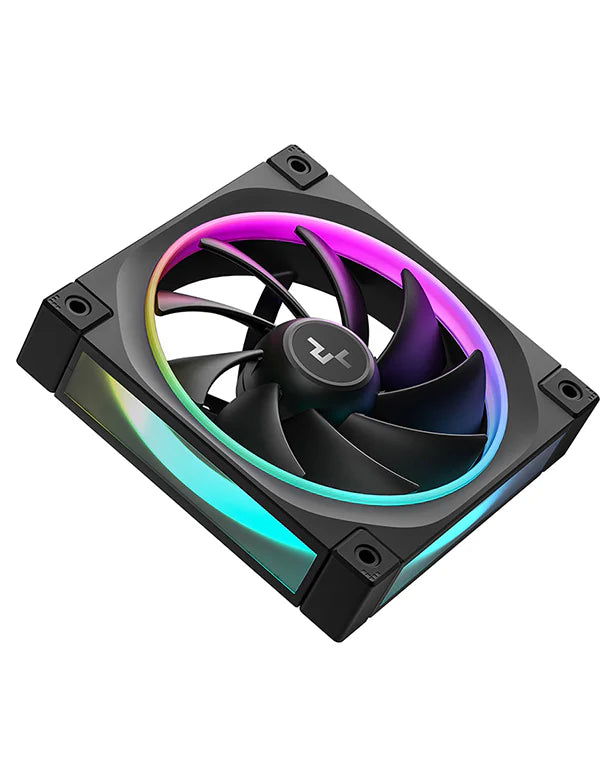 DeepCool FL12 RGB LED 120mm 3 Pack Fans Black