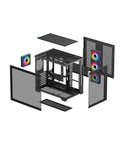 DeepCool CG530 4F Mid-Tower Gaming Case Black