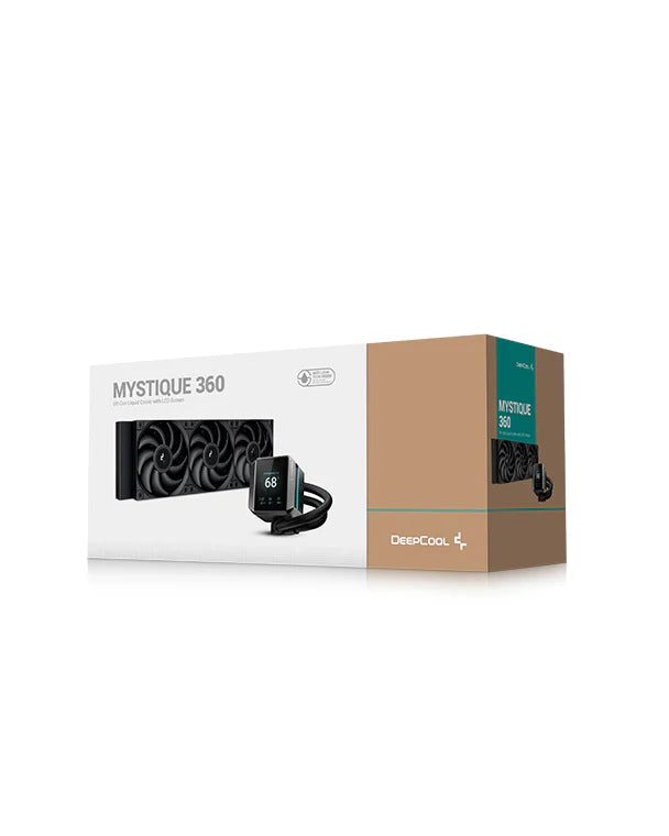 DeepCool Mystique 360 ARGB AIO CPU Liquid Cooler Black
