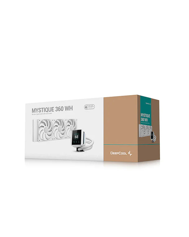 DeepCool Mystique 360 ARGB AIO CPU Liquid Cooler White