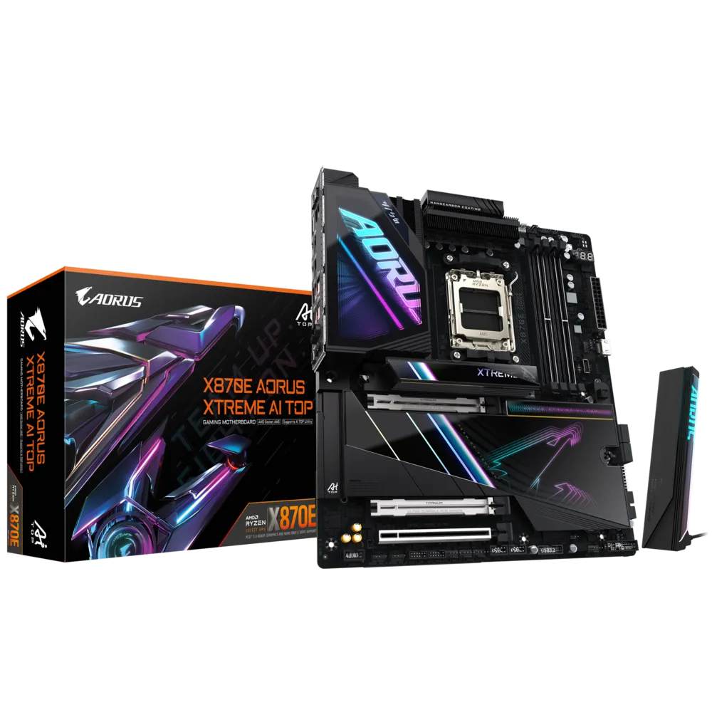 Gigabyte X870E AORUS Xtreme AI TOP PCIe 5.0 AM5 Gaming Motherboard
