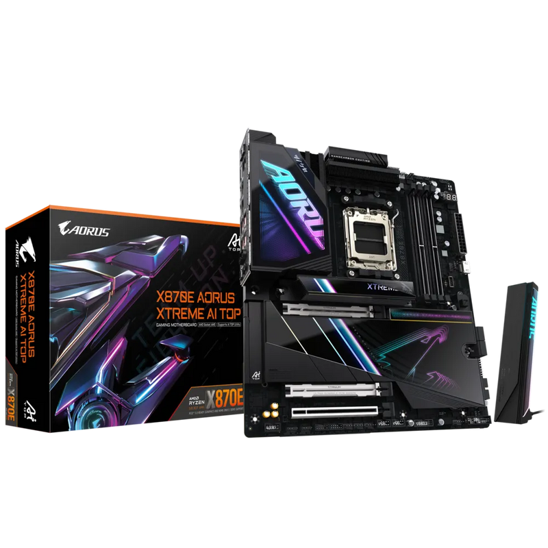 Gigabyte X870E AORUS Xtreme AI TOP PCIe 5.0 AM5 Gaming Motherboard