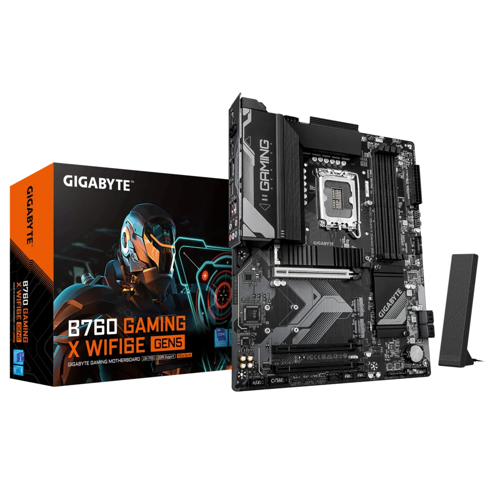 Gigabyte B760 Gaming X Gen5 DDR5 PCIe 5.0 ATX Gaming Motherboard