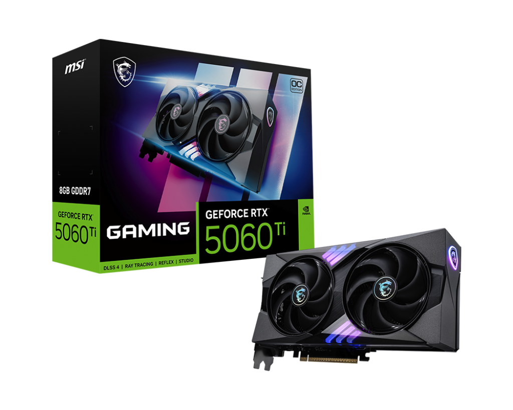 MSI GeForce RTX 5060 Ti 8GB GAMING OC Graphics Card