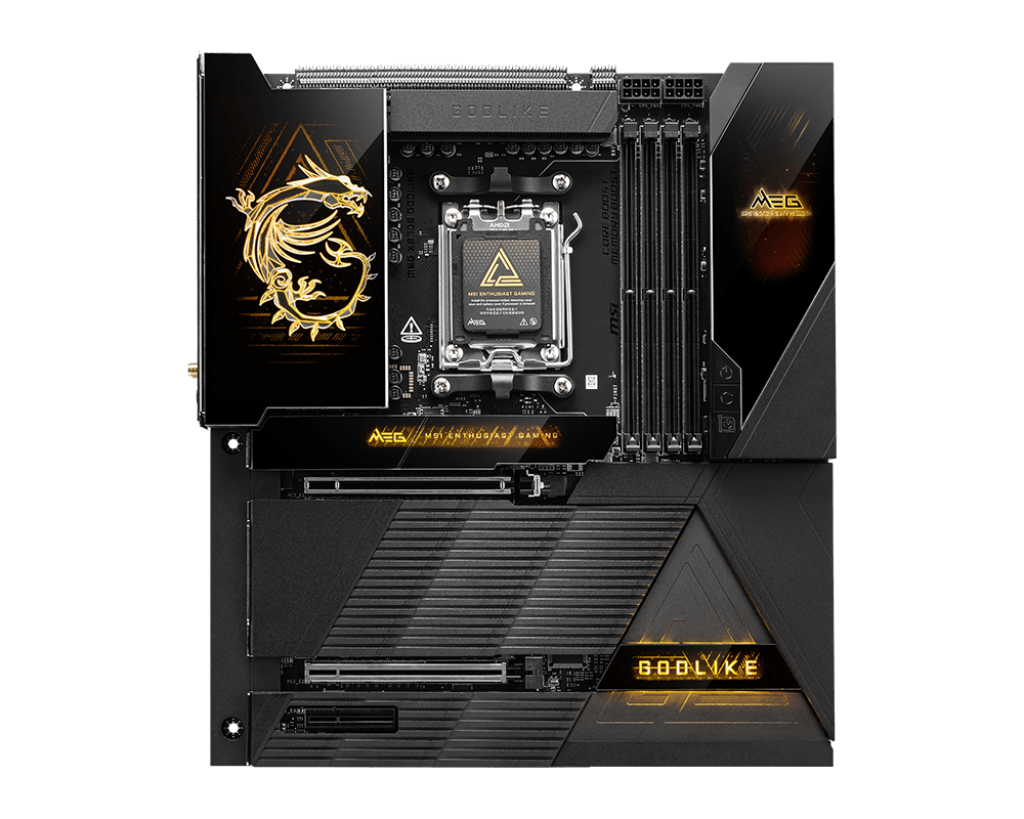MSI MEG X870E GODLIKE AM5 DDR5 PCIe 5.0 WiFi 7 Gaming Motherboard