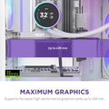 NZXT H9 Flow RGB Dual-Chamber Mid Tower Case White