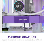 NZXT H9 Flow RGB Dual-Chamber Mid Tower Case White