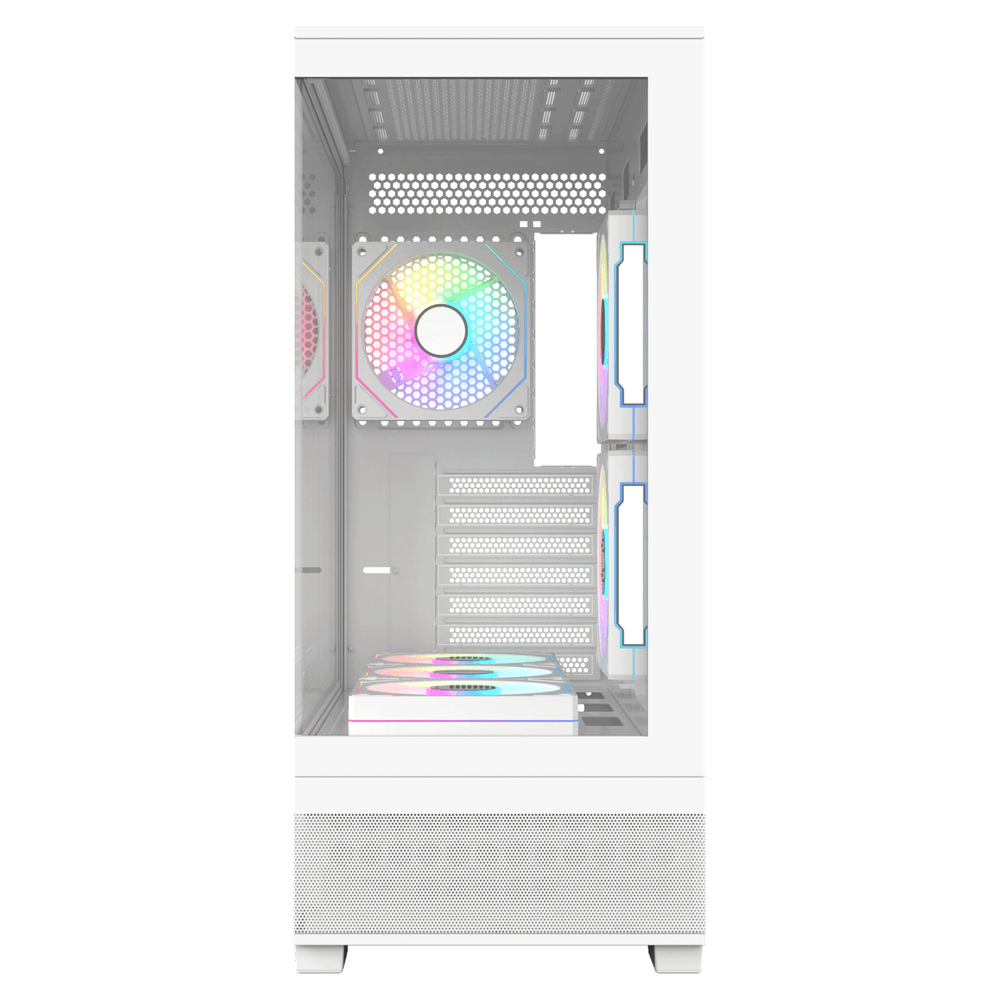 AceGeek Cruiser L460 E-ATX Mid-Tower Case - White