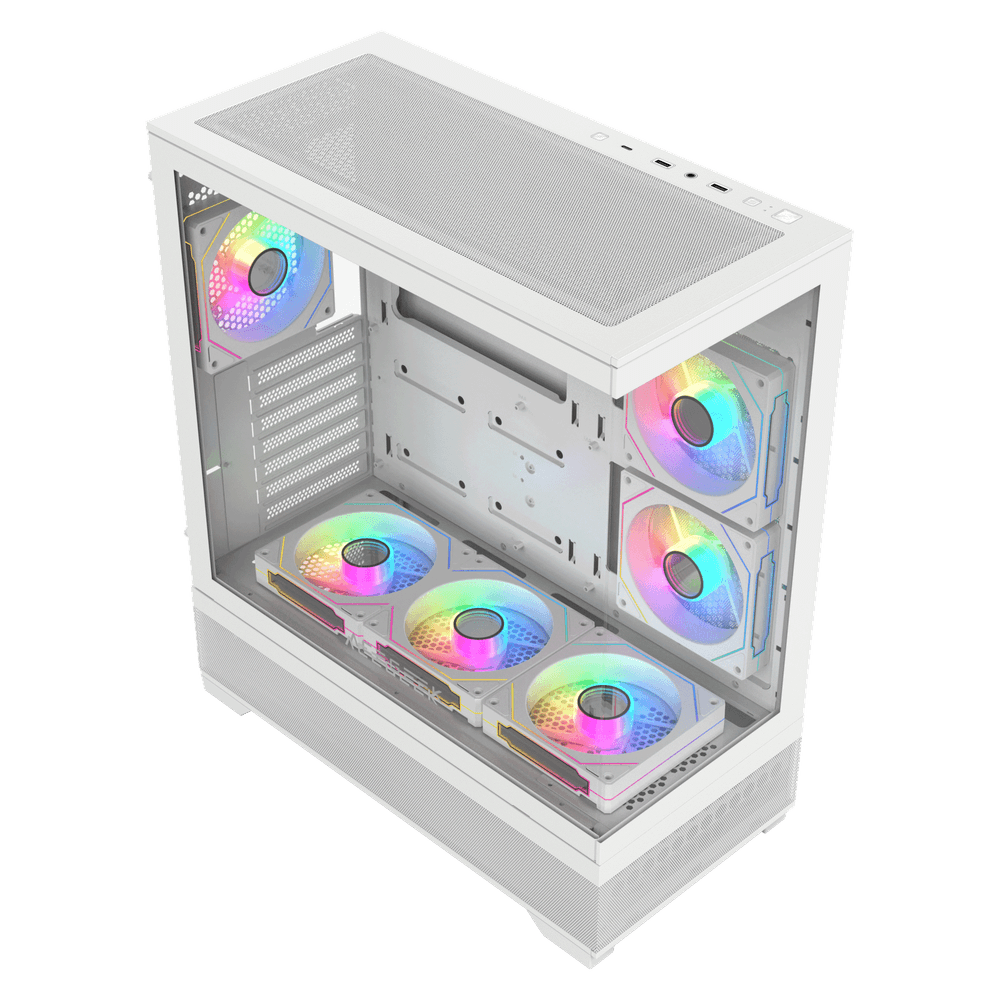 AceGeek Cruiser L460 E-ATX Mid-Tower Case - White