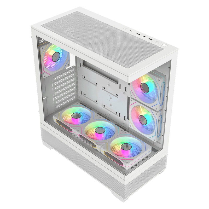 AceGeek Cruiser L460 E-ATX Mid-Tower Case - White