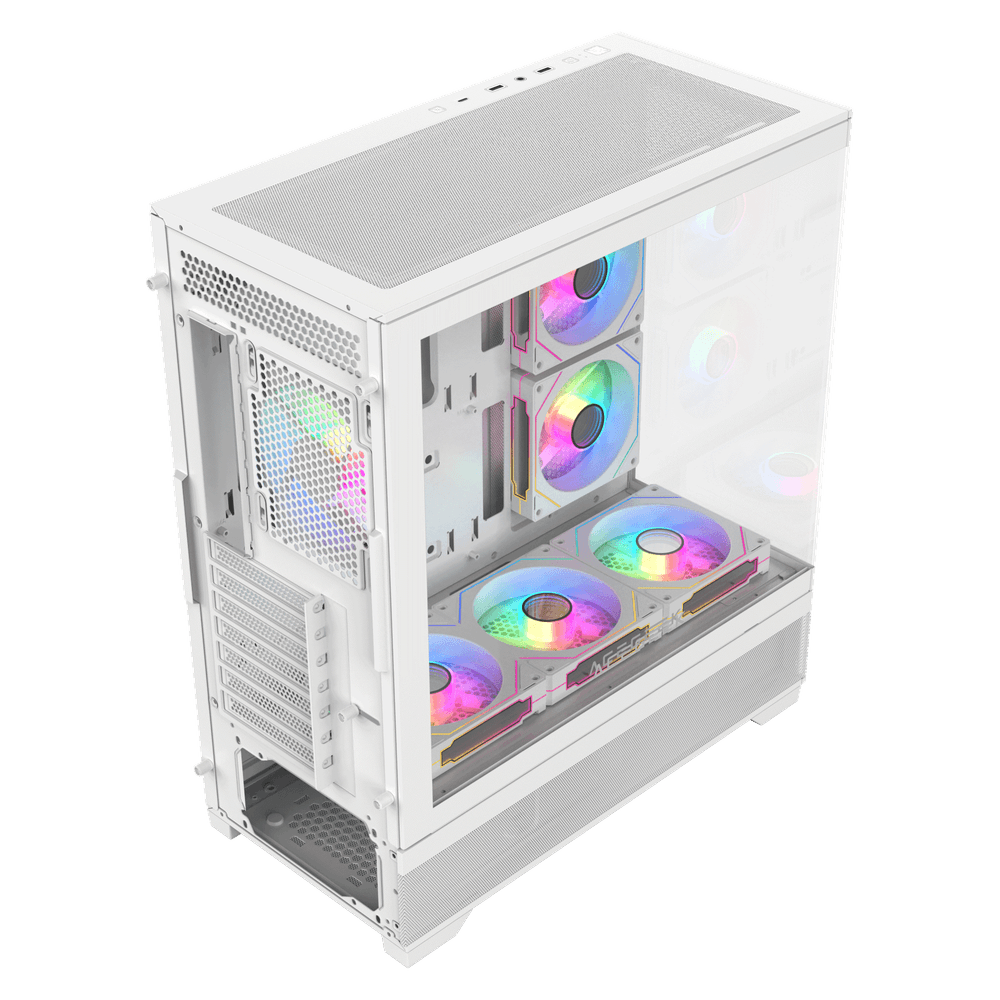 AceGeek Cruiser L460 E-ATX Mid-Tower Case - White