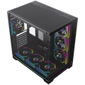 AceGeek MERCURY R425X RGB Mid Tower ATX Case - Black