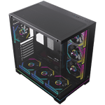 AceGeek MERCURY R425X RGB Mid Tower ATX Case - Black