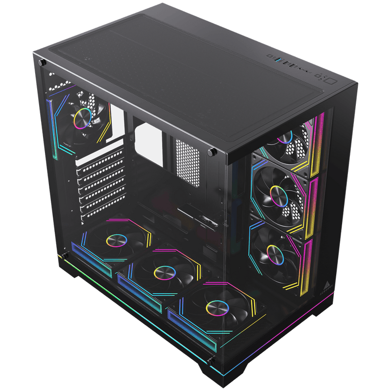 AceGeek MERCURY R425X RGB Mid Tower ATX Case - Black