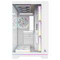 AceGeek MERCURY R425X RGB Mid Tower ATX Case - White