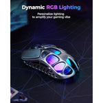 GravaStar Mercury X-Pro Wireless Gaming Mouse + 8K Dongle - Interstellar Silver