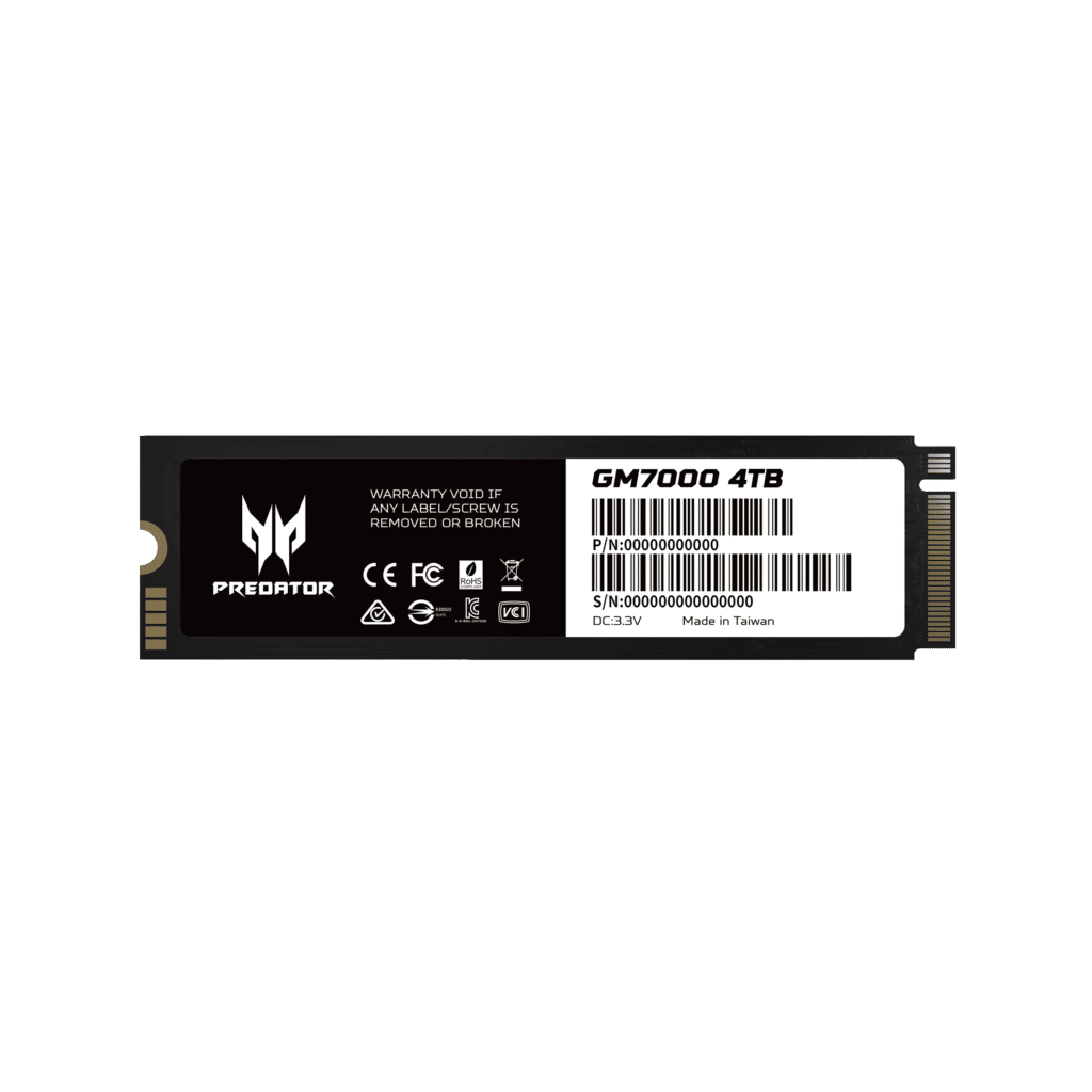 Acer Predator GM6 2TB 2280 PCIE GEN4 M.2 NVMe SSD