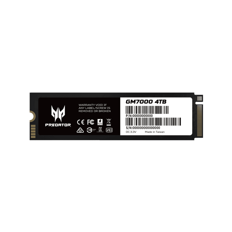 Acer Predator GM6 2TB 2280 PCIE GEN4 M.2 NVMe SSD