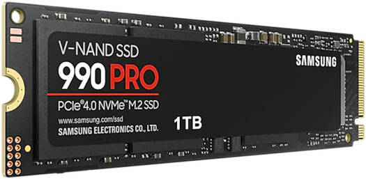 SAMSUNG 990 Pro 1TB NVMe M.2 PCIe Gen 4.0 x4 Internal SSD