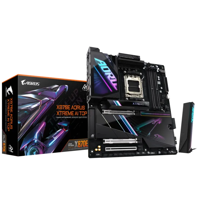 Gigabyte X870E AORUS Xtreme AI TOP PCIe 5.0 AM5 Gaming Motherboard