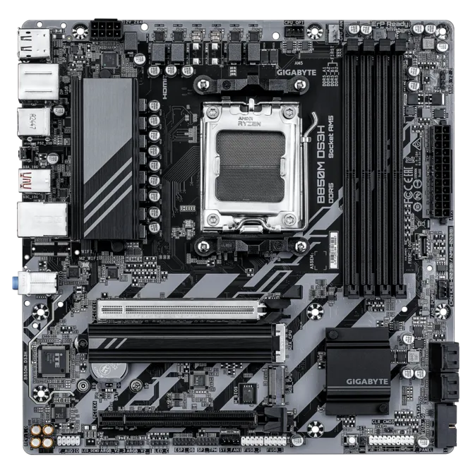Gigabyte B850M DS3H AM5 M-ATX Motherboard