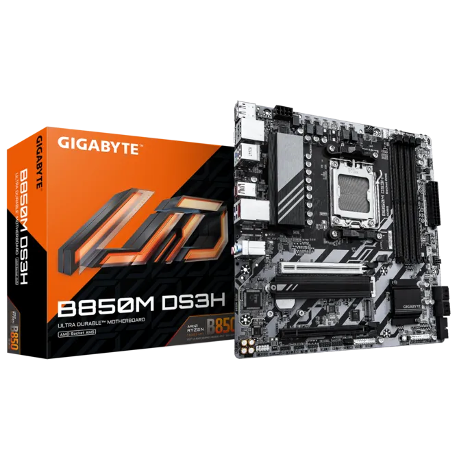 Gigabyte B850M DS3H AM5 M-ATX Motherboard