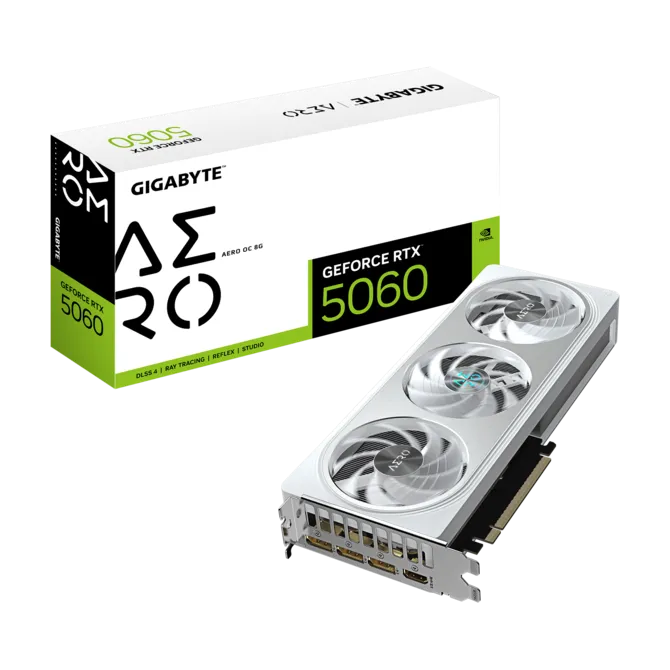 Gigabyte AERO GeForce RTX 5060 OC Graphics Card