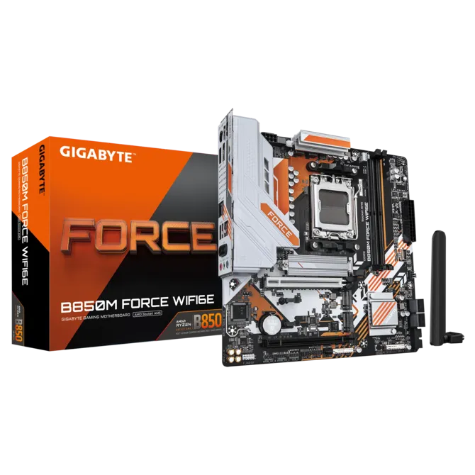 Gigabyte B850M FORCE WIFI6E AM5 Micro-ATX Motherboard