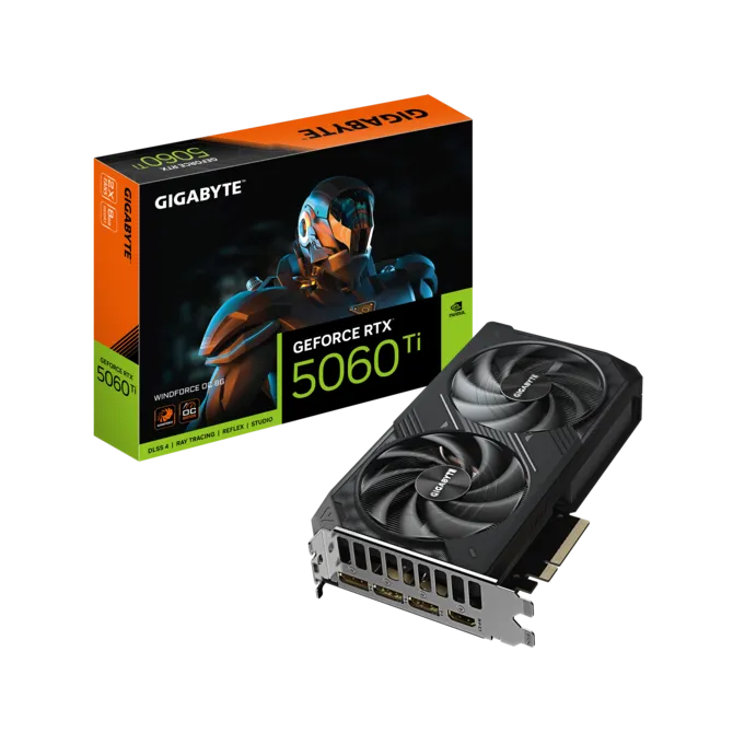 Gigabyte WINDFORCE GeForce RTX 5060 Ti 8GB OC Graphics Card