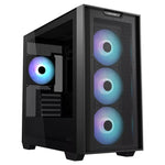 Asus A21 Plus ARGB Micro-ATX Case - Black