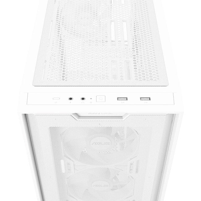 Asus A21 Plus ARGB Micro-ATX Case - White