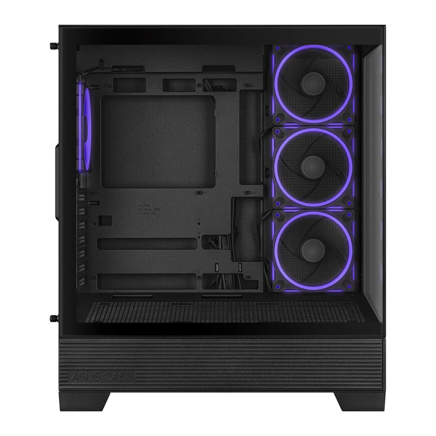 Asus A31 PLUS Mid-Tower ARGB ATX Case - Black