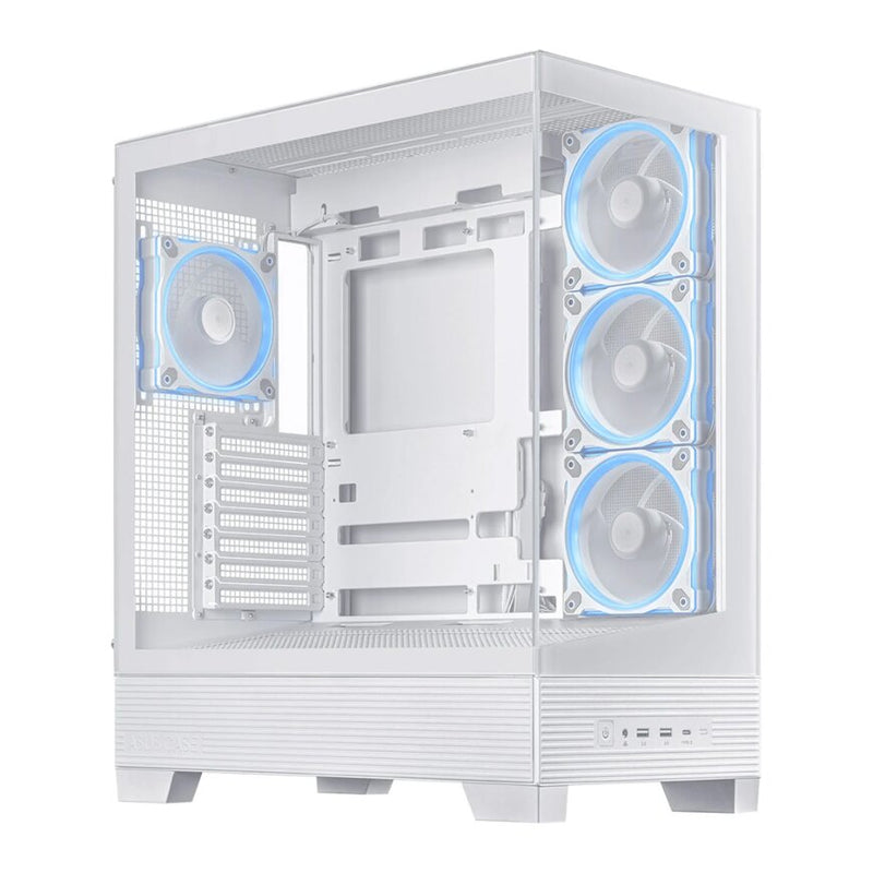 Asus A31 PLUS Mid-Tower ARGB ATX Case - White