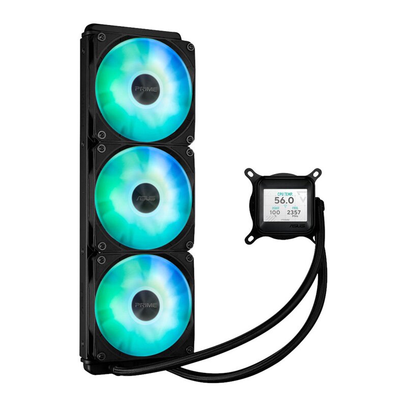 Asus Prime LC ARGB LCD AIO Liquid Cooler - Black