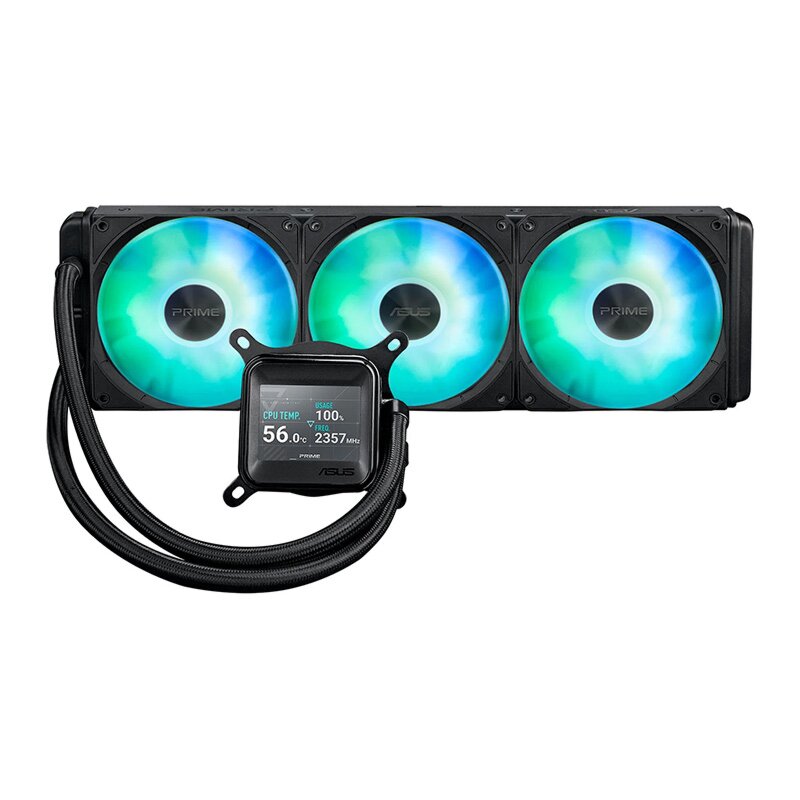 Asus Prime LC ARGB LCD AIO Liquid Cooler - Black