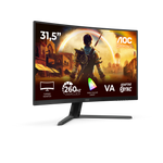 AOC C32G42ZE 32" Curved FHD 1920X1080, 260Hz, VA, 0.3ms, Gaming Monitor