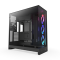 NZXT H9 Flow RGB Dual-Chamber Mid Tower Case Black