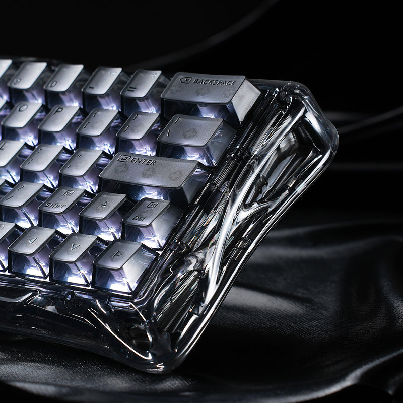 GravaStar Mercury V60 60% Hall Effect Magnetic Switch Gaming Keyboard - Onyx Crystal