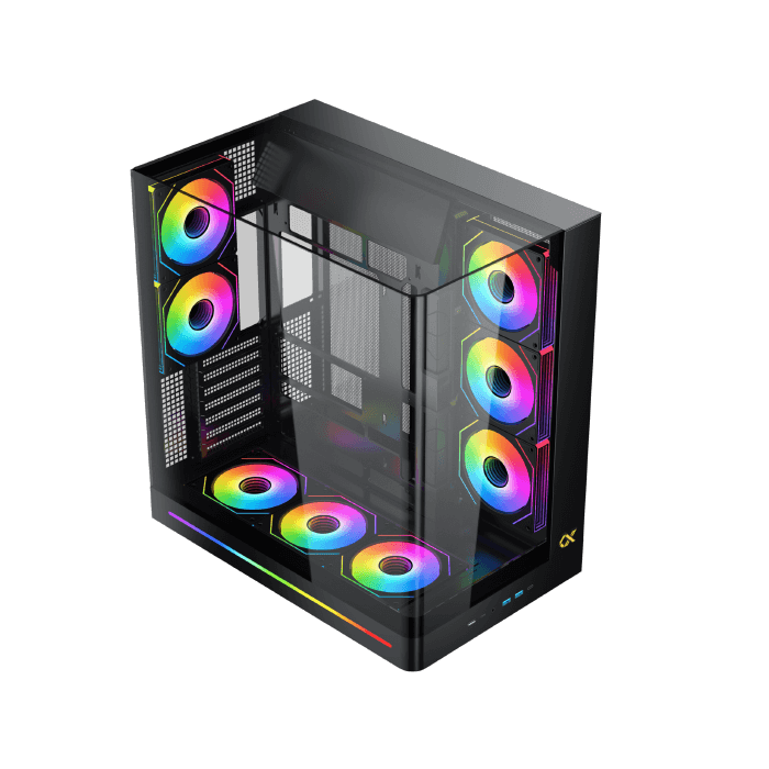 Xigmatek Pano II E-ATX Case Mid-Tower Case Black