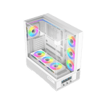Xigmatek Vision E-ATX Mid-Tower ARGB Case White