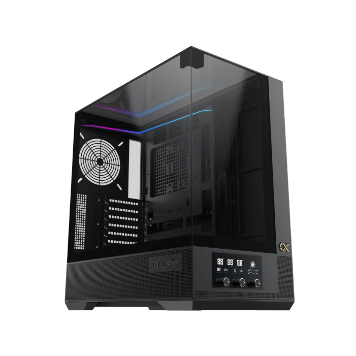 Xigmatek Vision E-ATX Mid-Tower ARGB Case Black