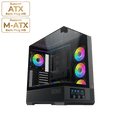 Xigmatek Vision E-ATX Mid-Tower ARGB Case Black