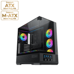 Xigmatek Vision E-ATX Mid-Tower ARGB Case Black