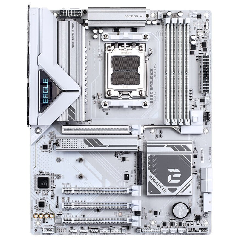 Gigabyte B850 Eagle Ice AM5 DDR5 PCIe 5.0 ATX Gaming Motherboard