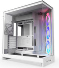 NZXT H9 Flow RGB Dual-Chamber Mid Tower Case White