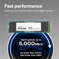 Crucial E100 2TB M.2 NVMe GEN 4 x4 SSD