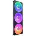 NZXT F360 RGB Core Fans (Single Frame) - Black